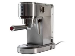 SILVERCREST Siebträgermaschine Slim SSMS 1350 B2, Für Espresso | 1350 Watt | In Edelstahl