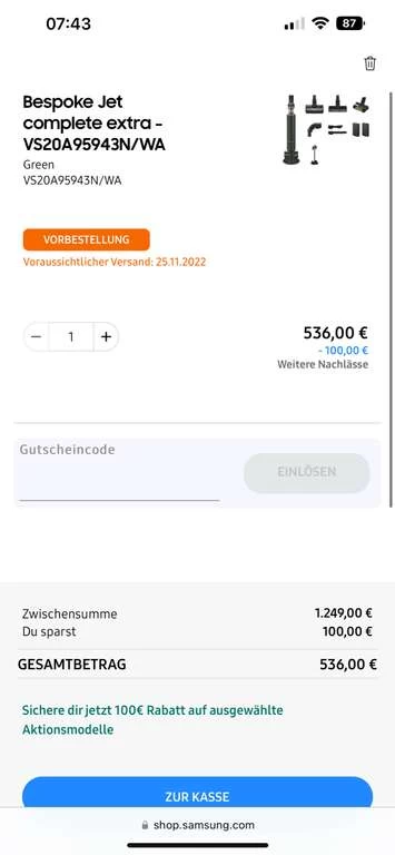 Samsung Bespoke Jet Complete Extra (Corporate Benefits, Cashback) – Bild 2