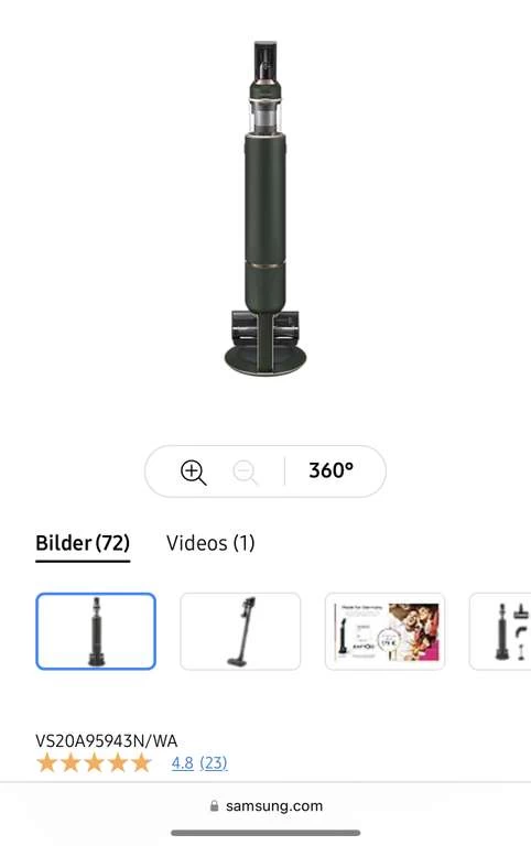 Samsung Bespoke Jet Complete Extra (Corporate Benefits, Cashback)