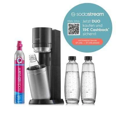 SodaStream Duo Inkl. 2x Glasflaschen Und 1x PET Flasche (15€ Cashback Möglich)