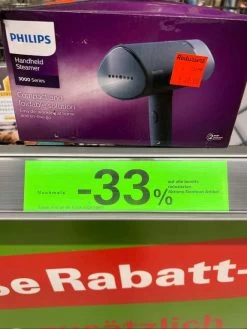 [Aldi Nord Grimma] Philips STH 3000/20 Dampfglätter / Reisebügeleisen