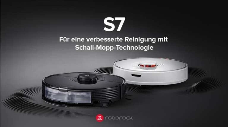 Roborock S7 Saug-/ Wischroboter (Weiss O.Schwarz), Refurbished/Gut – Bild 2
