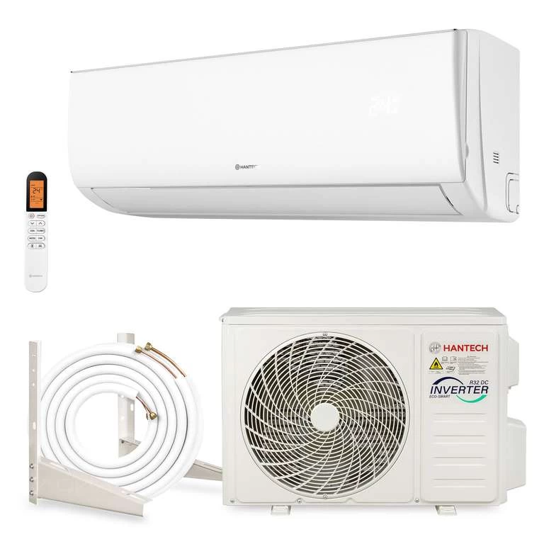 Split Klimaanlage Hantech 12000 BTU 3,4 KW A++/A+ Vorgefüllt Mit R32 Für 3m-Leitung + Wifi + Halterung