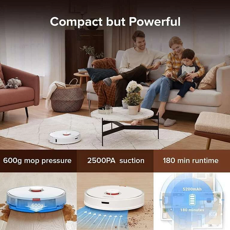 Roborock S7 Staubsauger Sonic Saugroboter Kehrroboter Beutellos In Weiss & Schwarz (gut/Refurbished) – Bild 8