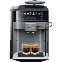 SIEMENS TE651509DE EQ.6 Plus S100 Kaffeevollautomat Schwarz/Titanium Metallic - MediaMarkt/Saturn