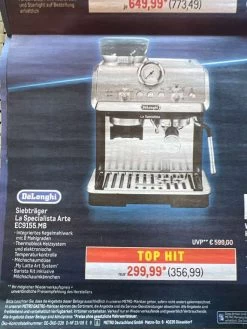 METRO (!) - DeLonghi La Specialista Arte EC9155.MB Siebträger Mit Mühle