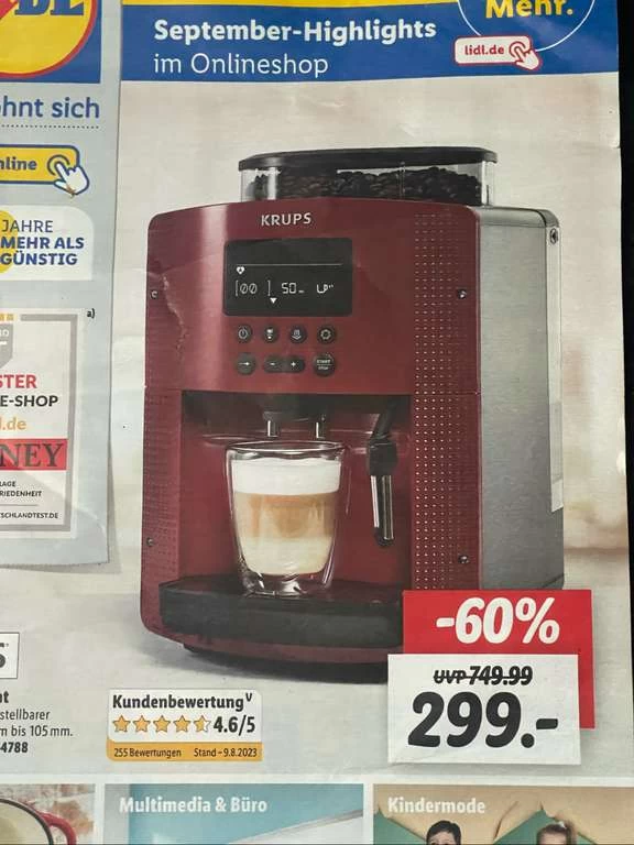 Krups EA8155 Von 560€ Auf 299€