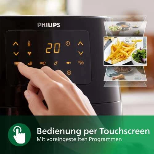 Philips Airfryer 5000 Serie XL, 6.2L (1.2Kg), 14-in-1 Airfryer, Wifi Verbunden, 90% Weniger Fett Mit Rapid Air Technologie, Rezepte-App – Bild 6