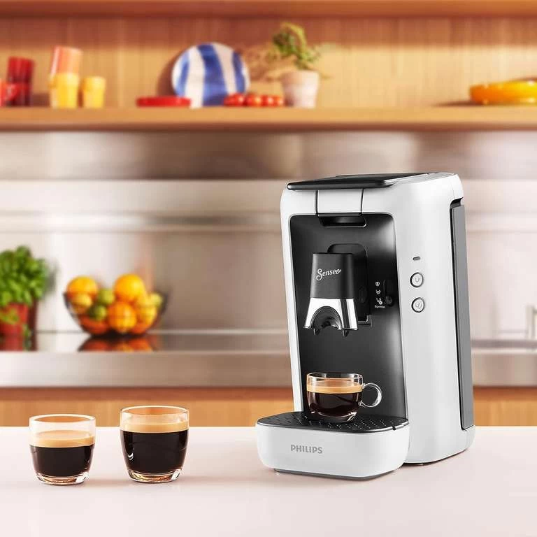 Philips CSA260/10 Senseo Maestro Kaffeepadmaschine Weiß (1450W, 1bar, 1.2l Wassertank, Kaffeestärkewahl & Memo-Funktion) – Bild 2