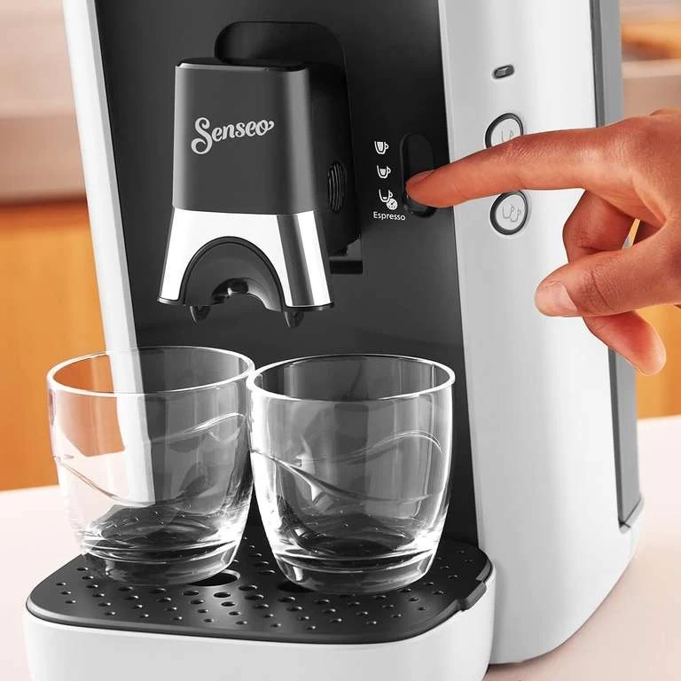 Philips CSA260/10 Senseo Maestro Kaffeepadmaschine Weiß (1450W, 1bar, 1.2l Wassertank, Kaffeestärkewahl & Memo-Funktion) – Bild 3