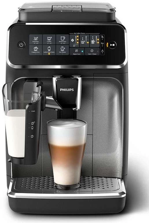 Philips Series 3200 Kaffeevollautomat EP3246/70 (5 Kaffeespezialitäten, LatteGo Milchsystem, 1,8l Wassertank, 275g Bohnenbehälter)