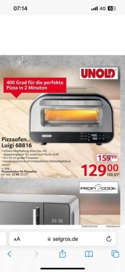 Unold Luigi (offline, Selgros)