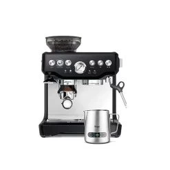 [Prime] Sage Appliances The Barista Express Espressomaschine Mit Milchaufschäumer, Siebträgermaschine, SES875BTR