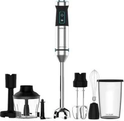 Cecotec Stabmixer Power TitanBlack 1500 XL PerfectCream&Crush. 1500 W, CrossBlades Technologie Mit 4-Klinge-Blättern Mit Titan-Beschichtung