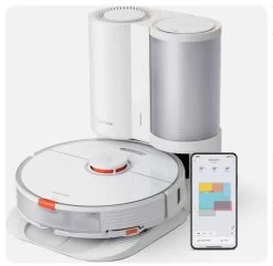Roborock S7 Plus Staubsauger Mit Absaugstation Sonic Saugroboter Bumper Weiß
