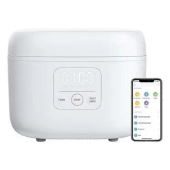 JOYAMI Smart Reiskocher 4LAntihaftbeschichtung Topf Für 3-8 Personen Warmhalten Vorwahlmodus