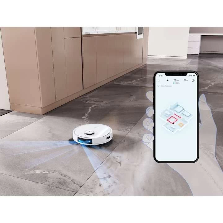 ECOVACS T9 Saugroboter Mit Wischfunktion, 3000PA, DToF-Laser, Alle Bodenarten – Bild 4