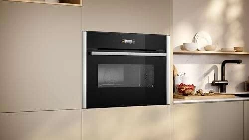 Neff C24MR21N0, N70 Compact-Einbaubackofen Mit Integrierter Mikrowelle, Full Touch Grafikdisplay, Soft Opening Und Soft Close @Amazon – Bild 3