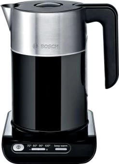 BOSCH Wasserkocher Styline TWK8613P, 1,5l, 2400W, Einstellbare Temperaturen Für 52,61€ [Alza]