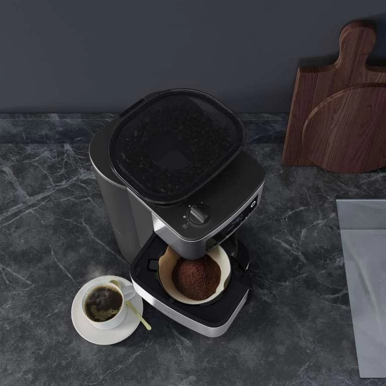 AEG CM6-1-5ST Gourmet 6 Filterkaffeemaschine (200g Bohnenbehälter, 10 Tassen, 1,25l, LCD-Display) – Bild 5