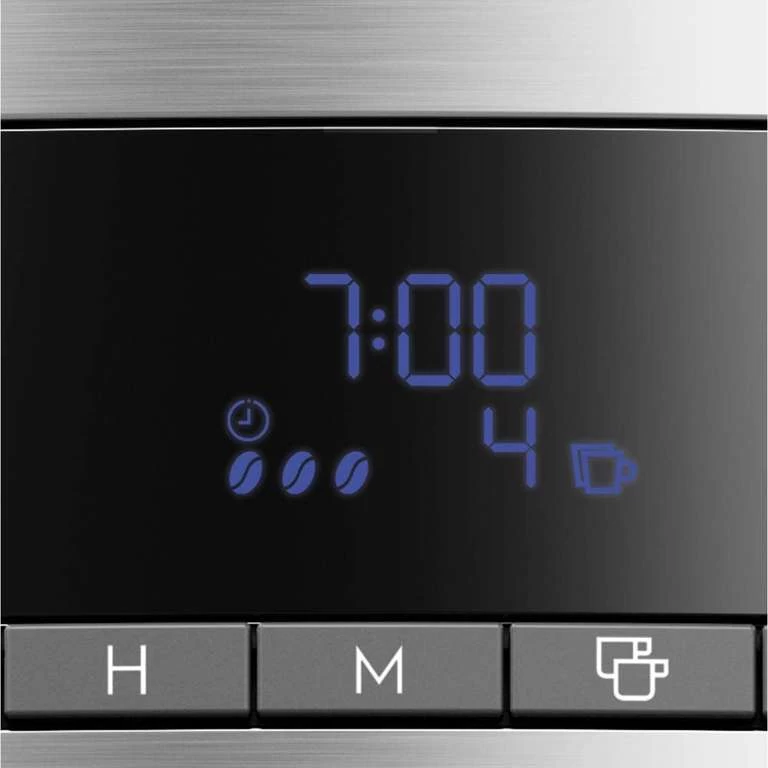 AEG CM6-1-5ST Gourmet 6 Filterkaffeemaschine (200g Bohnenbehälter, 10 Tassen, 1,25l, LCD-Display) – Bild 6