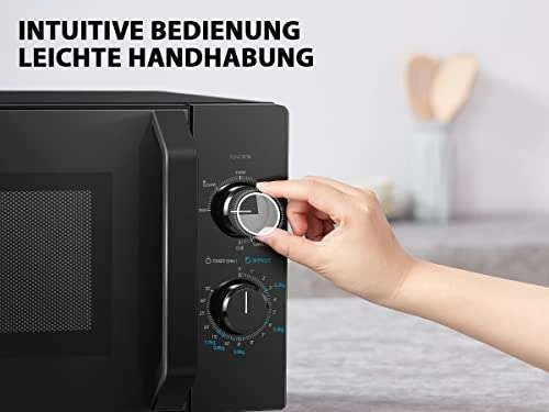 Toshiba MW2-MG20PF(BK)/GE Mikrowellenherd 800 W Mit Knuspriger Grill- & Kombigarfunktion, 5 Leistungsstufen, 1000 W Grillleistung (Mp) – Bild 6