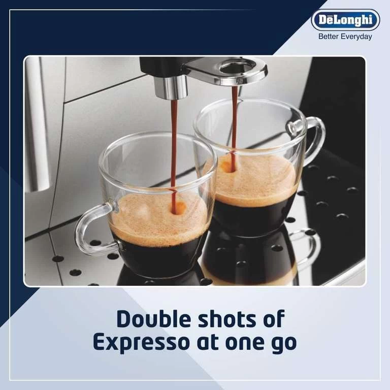 DE'LONGHI Kaffeevollautomat MAGNIFICA S ECAM 22.110.SB Kegelmahlwerk Silber (neuwertig) – Bild 6