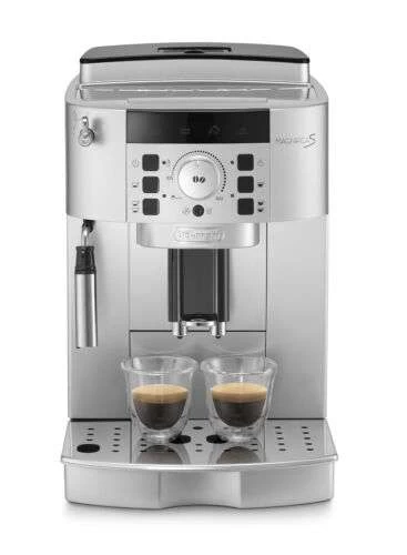 DE'LONGHI Kaffeevollautomat MAGNIFICA S ECAM 22.110.SB Kegelmahlwerk Silber (neuwertig)