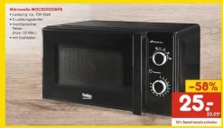 [Lokal - Netto Markendiscount Annaberg-Buchholz Und Freising] Beko Mikrowelle MOC20100BFB 700 Watt Für 25€ Ab 24.Oktober