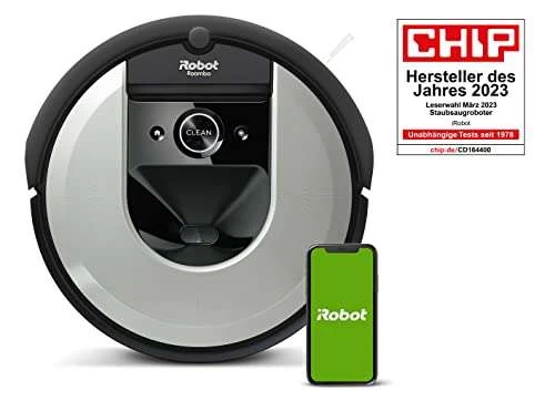 IRobot Roomba I7 (i7156) App-steuerbarer Saugroboter Light Silver – Bild 2