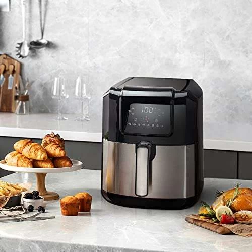 Hisense Luftfritteuse H06AFBS1S3, 1700 W, Fassungsvermögen 6,3 L, Schwarz – Bild 7