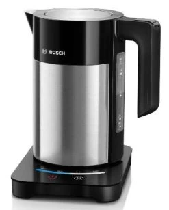 BOSCH Wasserkocher 1.7 L Edelstahl TWK7203 Mit Touch-Display | über MIVO (Mitarbeitervorteile) FÜR UNS SHOP