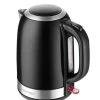 CONCEPT Hausgeräte RK3245 Edelstahl Wasserkocher In Schwarz, 1,7 L, 2200 W