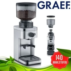 Graef Espressomühle Kaffeemühle Grinder 140 Mahlgrade 300g Behälter