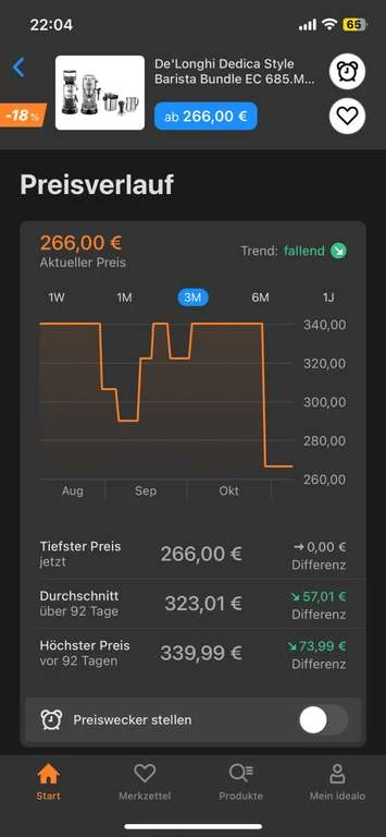 DELONGHI Dedica Style ECKG 6821.M Barista Bundle Espressomaschine Silber – Bild 2