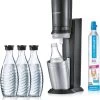SodaStream Crystal 2.0 Titan Vorteilspack Mit 3x Glaskaraffen + CO2-Zylinder Für 94€ [interspar.at]