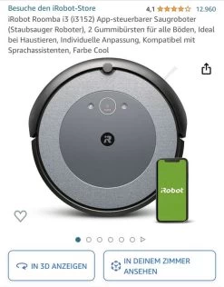 IRobot Roomba I3 (i3152) !gebraucht! Warehouse Deal 30%