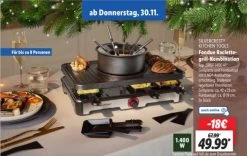 Fondue Raclette Grill-Kombination [Lidl]