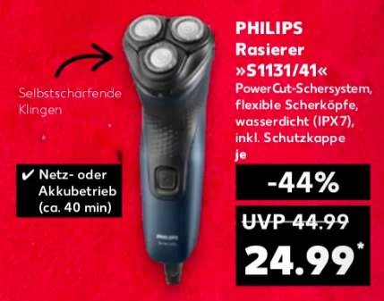 (Kaufland) Haushaltshardware-Sammeldeal, Z.B. Philips Dampfbügeleisen DST1030/20 – Bild 6