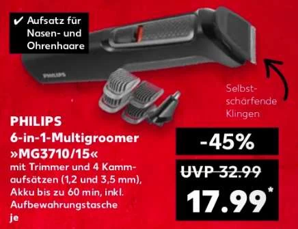 (Kaufland) Haushaltshardware-Sammeldeal, Z.B. Philips Dampfbügeleisen DST1030/20 – Bild 8
