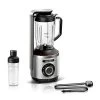 Bosch Vakuum-Standmixer VitaPower Serie 8 MMBV621M, 4 Automatikprogramme, Vakuum-ToGo Flasche, 37,000 U/min, 1000 W, Silber