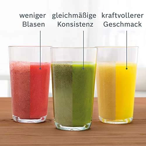 Bosch Vakuum-Standmixer VitaPower Serie 8 MMBV621M, 4 Automatikprogramme, Vakuum-ToGo Flasche, 37,000 U/min, 1000 W, Silber – Bild 7