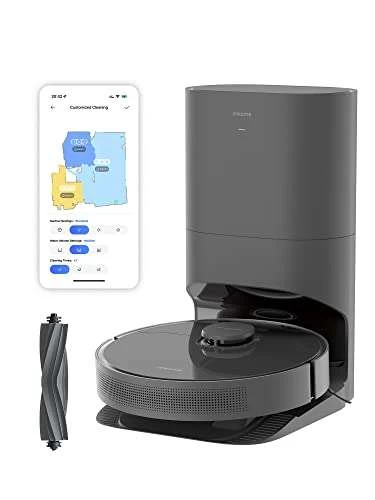 Dreame D10s Plus Staubsauger- Und Wischroboter Mit DualBoost 1.0 Auto-Entleerung, KI-Aktion, LDS-Navigation, 5.000Pa Saugkraft