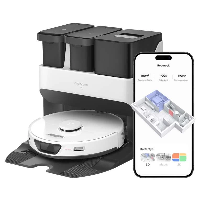 Roborock S7 Max Ultra Staubsauger Roboter, 5500Pa