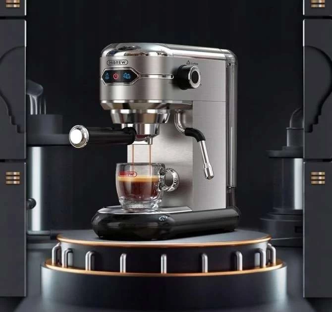 HiBREW H11 1450W Kaffeemaschine, 19 Bar Halbautomatische Espressomaschine – Bild 3