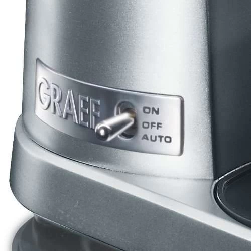 Graef Kaffeemühle CM 800,128W,350 Gramm, 23 X 13.2 X 38.5 Cm, Silber – Bild 8
