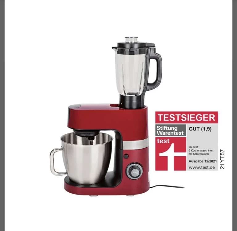 Lidl Silvercrest SKMP 1300 D3 Küchenmaschine Testsieger Stiftung Warentest