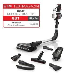 Bosch Akku-Staubsauger Unlimited 7 BSS711W