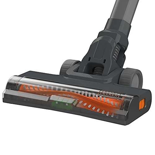 Black+Decker 3-in-1 Akku-Stielsauger BHFEA520J (18V, Beutelloser Boden- & Handstaubsauger Mit Turbobürste, 2 Saugstufen, Kabellos, – Bild 2