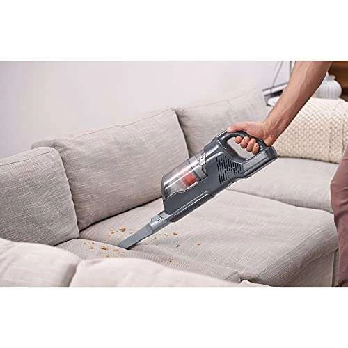 Black+Decker 3-in-1 Akku-Stielsauger BHFEA520J (18V, Beutelloser Boden- & Handstaubsauger Mit Turbobürste, 2 Saugstufen, Kabellos, – Bild 7